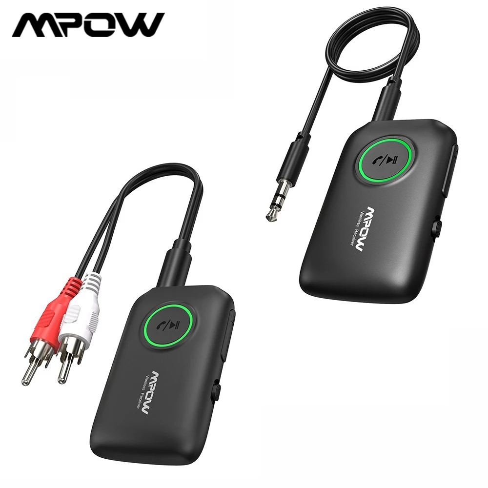 Receiver 3.5mm Audio Music Adapter 2 IN 1 Mpow Wireless Bluetooth Transmitter 