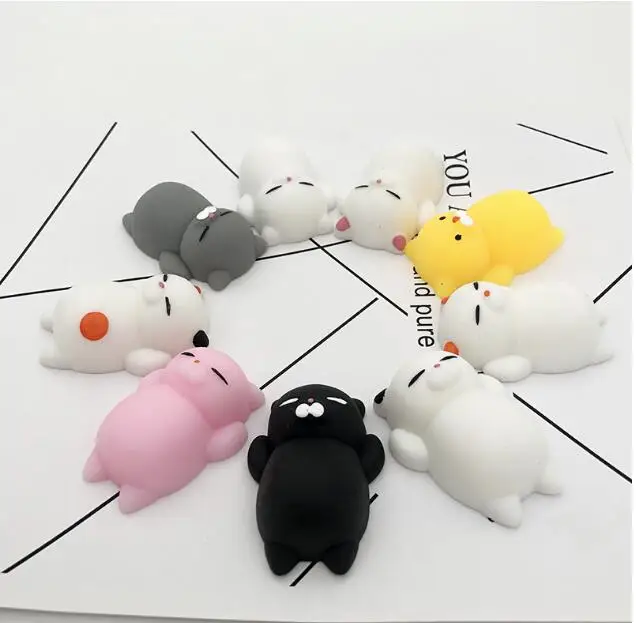 5PCS Squishy Toy Cute Animal Antistress Ball Squeeze Mochi Rising Toys Abreact Soft Sticky Stress Relief Toys Funny Gift 5