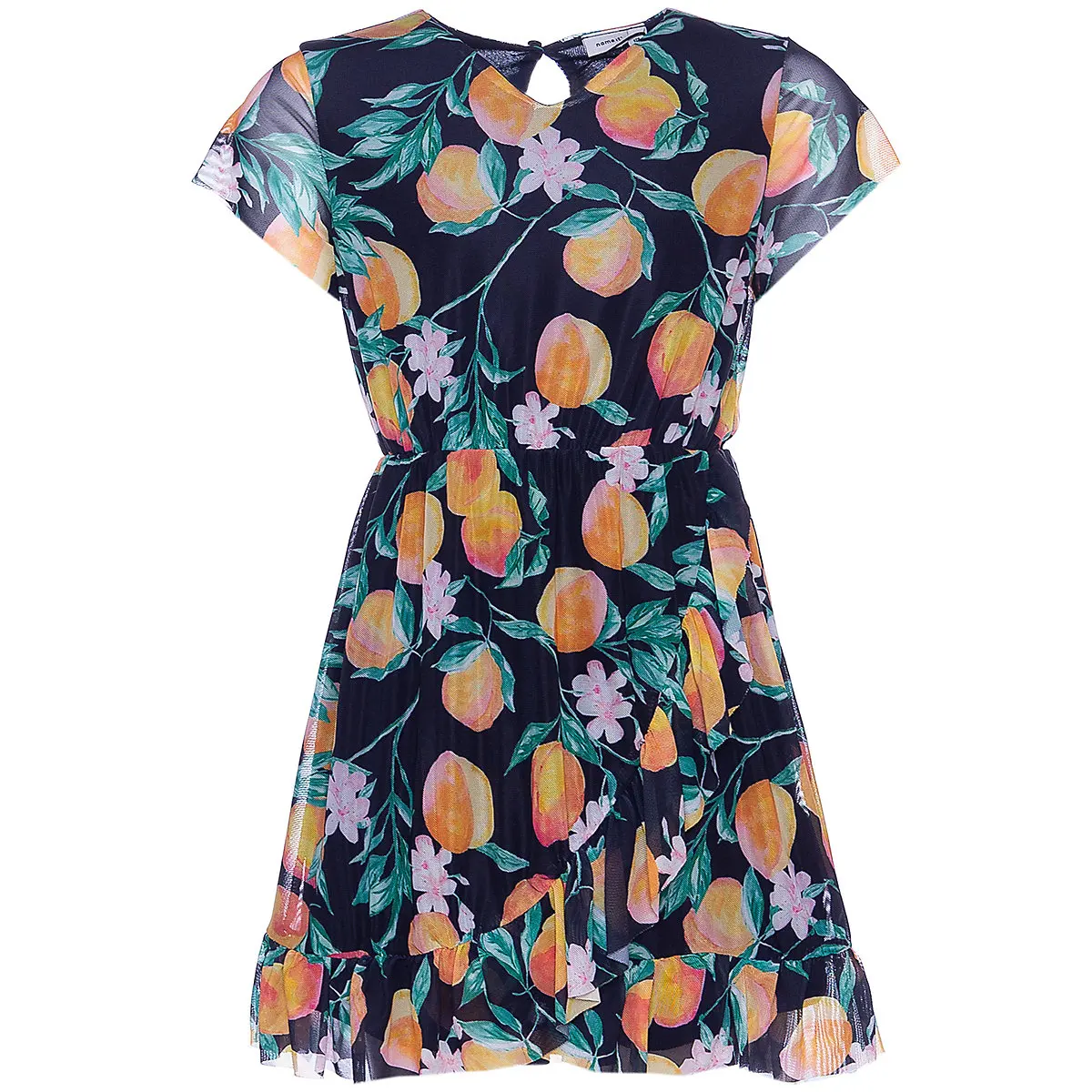 NAAM HET Jurken 10624586 Jurk meisje kinderen geruit patroon kraag ingericht silhouet pailletten Polyester Casual Blauw Korte Mouw NAAM HET Jurken 10624586 Jurk meisje kinderen geruit patroon kraag ingericht silhouet pailletten Polyester Casual Blauw Korte Mouw