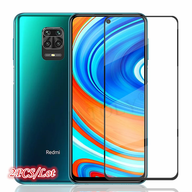 Защитное стекло закаленное для Xiaomi Redmi Note 9S 8 T Pro 2 шт. | Мобильные телефоны и