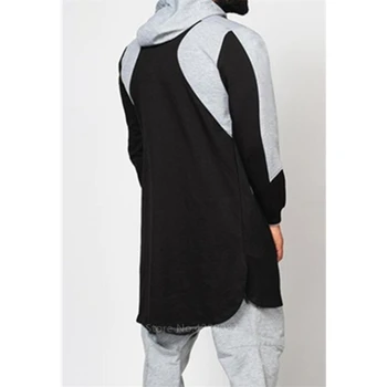 New Men Jubba Thobe Muslim Fashion Arabic Islamic Clothing Abaya Dubai Kaftan Winter Long Sleeve