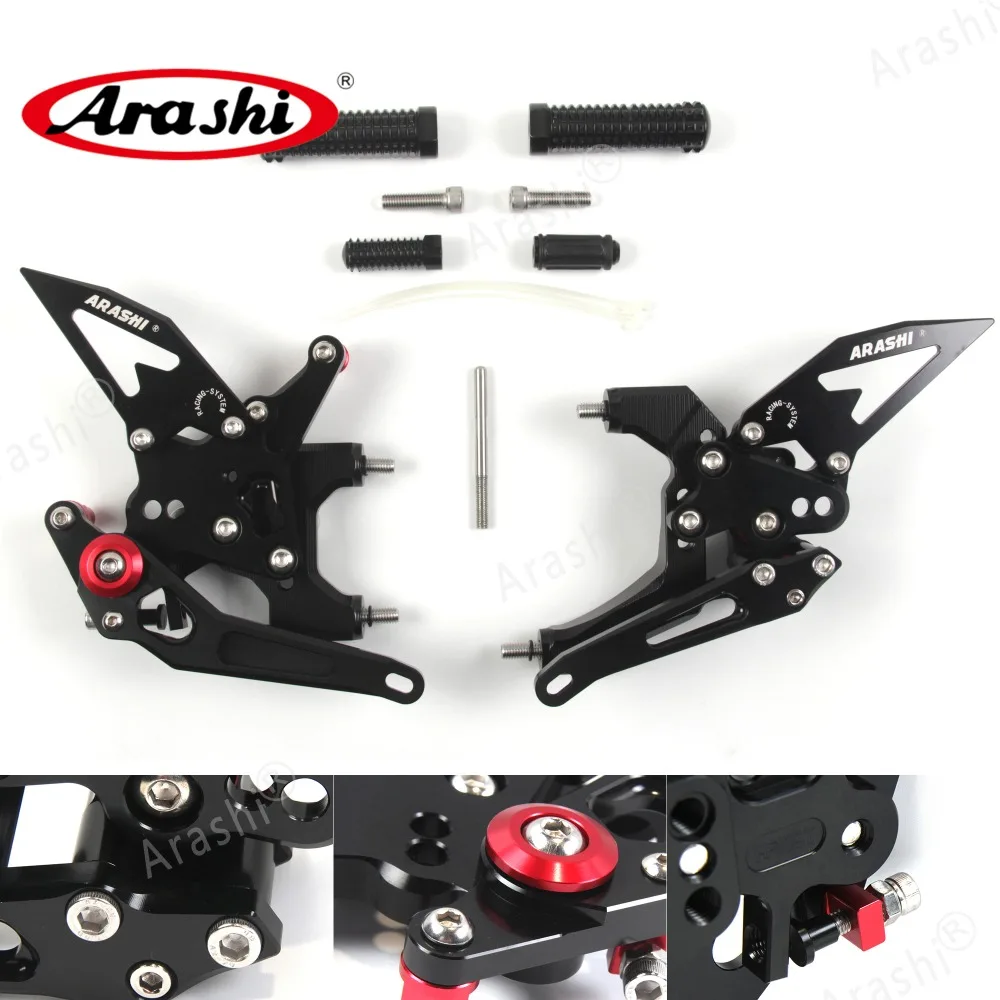 Arashi для DUCATI 959 Panigale- Регулируемые подножки для ног Rearset подставки для ног CNC Rider серебристый черный золотой алюминий