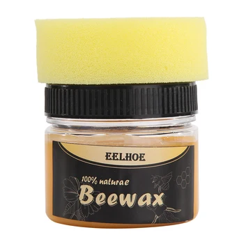 

80g Wood Seasoning Beewax Polish Cream Honey Wax Soap Protect Wood Cleaning Polish Waterproof Wear-Resistant Wax Furniture Care
