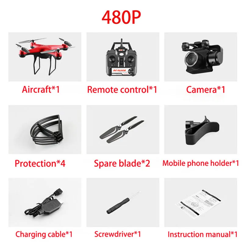 Дрон 4K S32T вращающаяся камера HD аэрофотосъемка air hover ключ посадки полета 20 минут RC вертолет четыре оси самолета игрушки дрон с камерой профессиональный дрон квадрокоптер toys дроны с камерой hd селфи дрон - Цвет: 480p