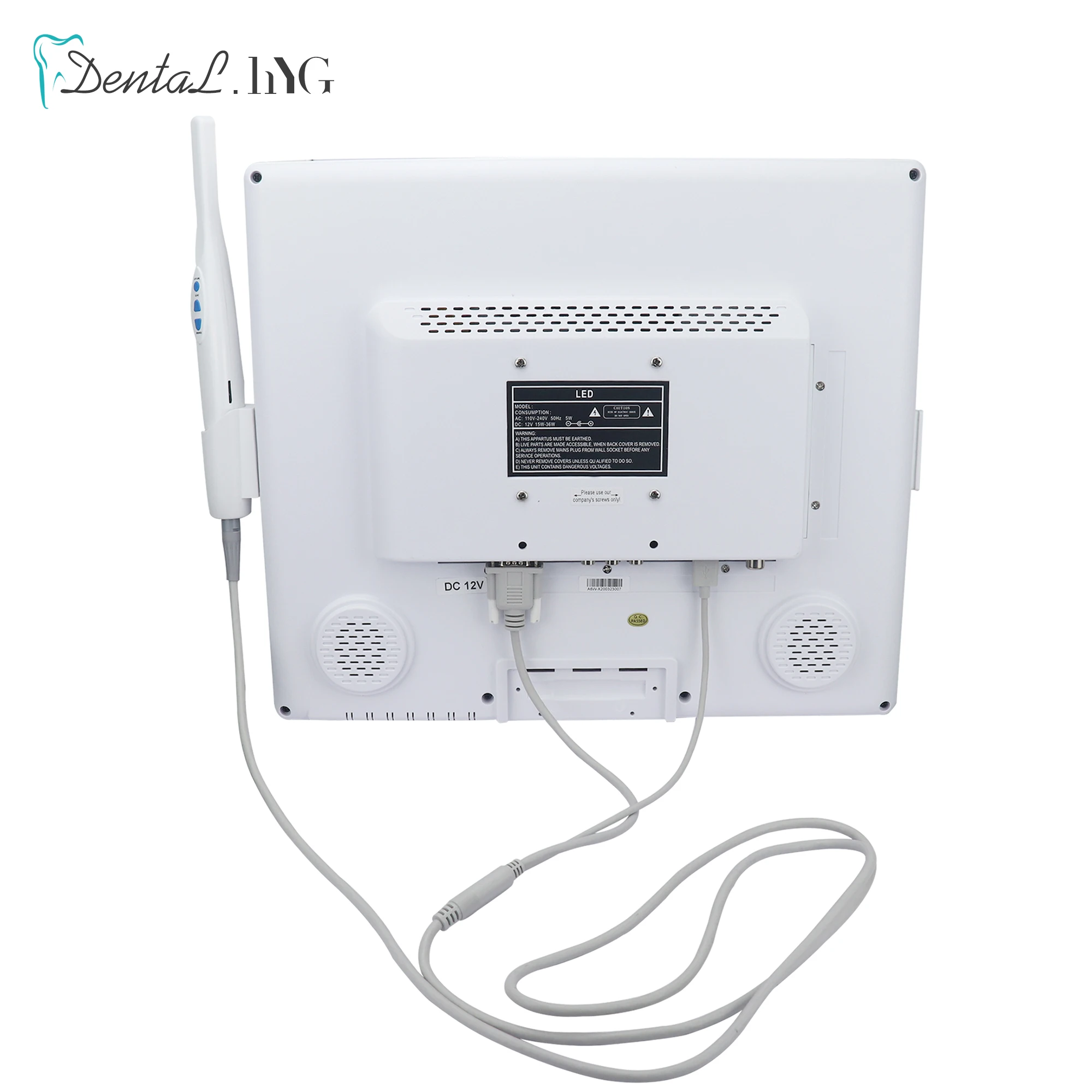 US $172.13 17 Inch Wifi Intraoral Camera Endoscope 14 CMOS All In One LCD Monitor 6 LED USB Dental Equipment Oral Camera