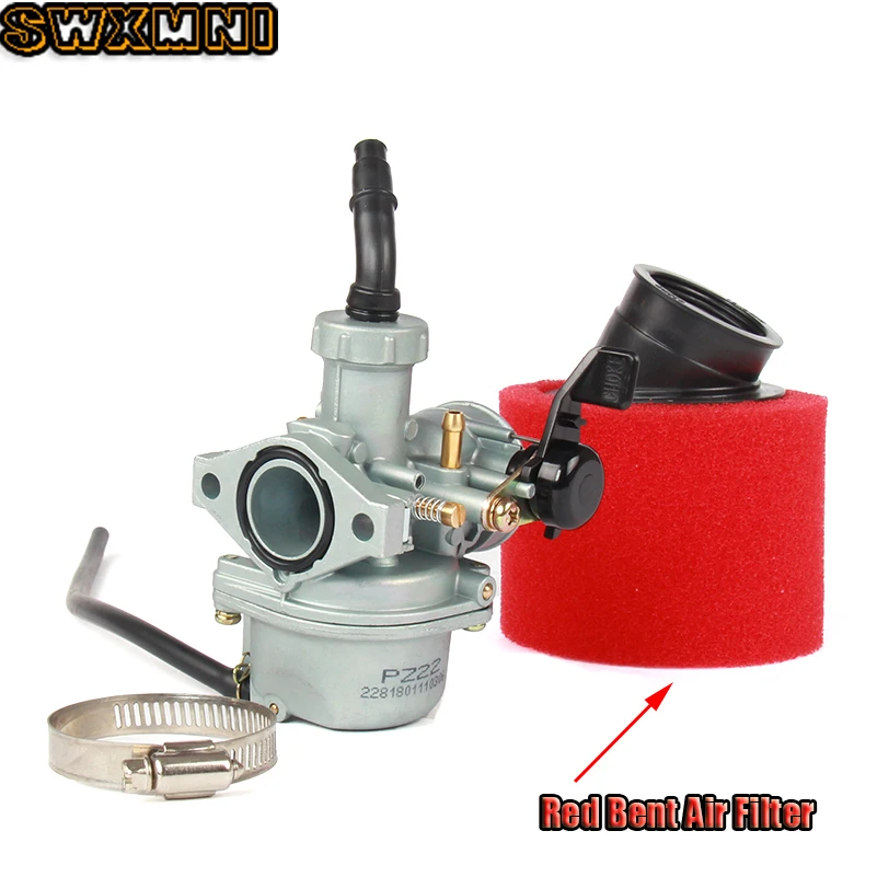 PZ22 22 мм Карбюратор с 38 мм воздушный фильтр для парка 125cc KAYO Apollo BSE Xmotos Kandi/dust/ATV обезьяна мотоциклы - Цвет: Aed Air Filter