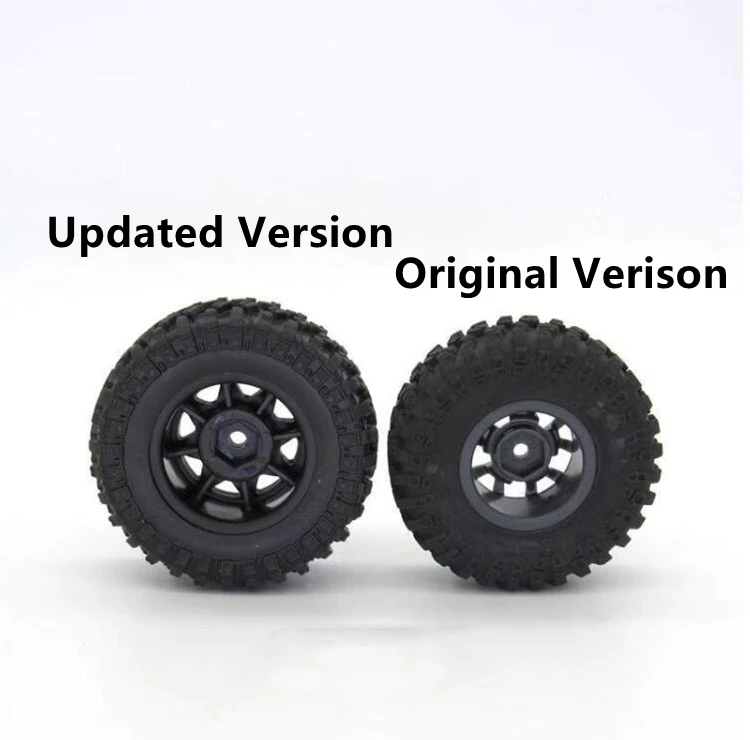 Rubber Spare Tires Tyre Wheel /Metal Bearing/Charge Cable/Upgrade Lights/Upgrade Accessories For XIAOMI JIMNY 1/16 RC Car DIY Pa