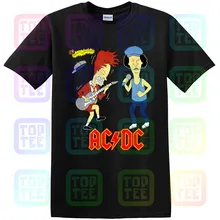 Ограниченная серия! 1996 AC/DC Beavis and Butthead футболка тяжелый хлопок США размер