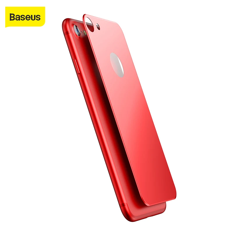 Защитное стекло Baseus для задней панели ультратонкое 0 3 мм шелковое iPhone 7 / Plus
