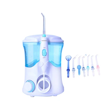 

Water Dental Flosser Oral Dent Jet Multifunctional Irrigator Dental Care Kit Teeth Cleaner Water Pick with 7 Nozzles US Plug/EU