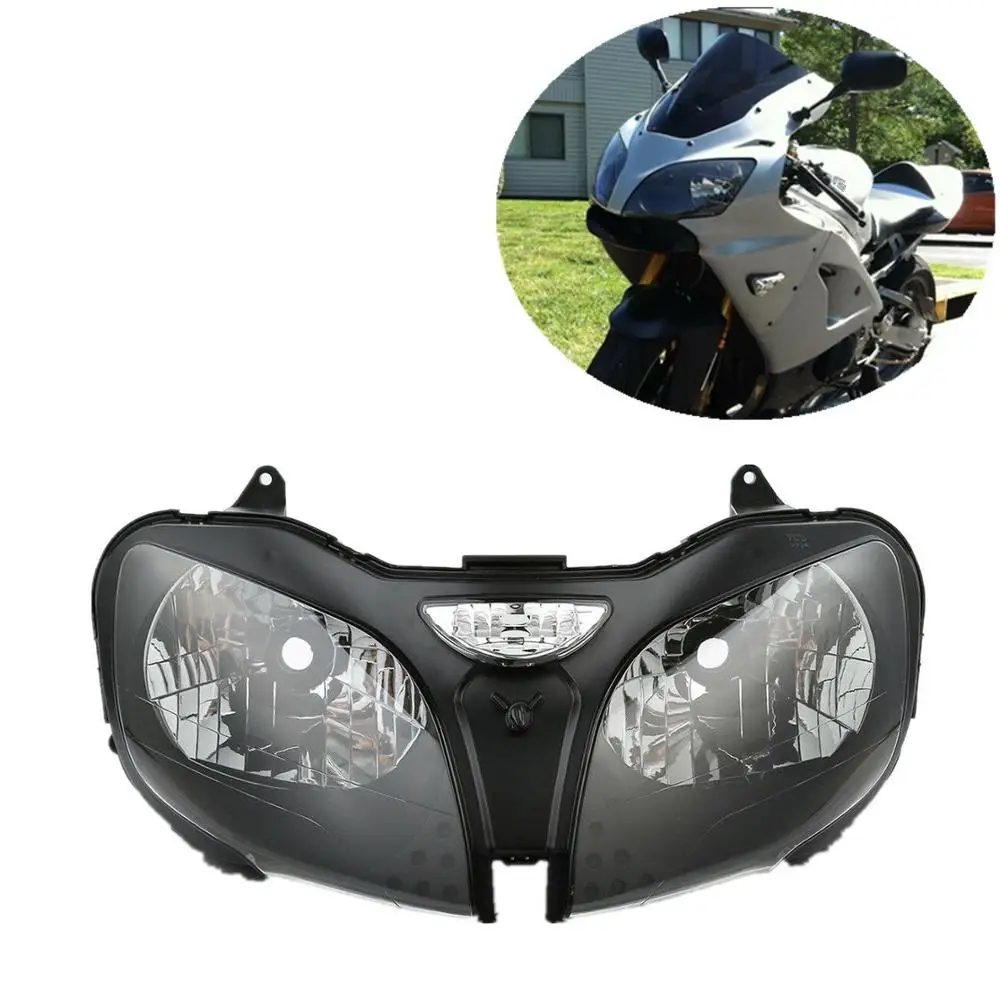 

Motorcycle Headlight Head Lamp Assembly For Kawasaki Ninja ZZR600 ZX6R 00-02 ZX9R 00-03