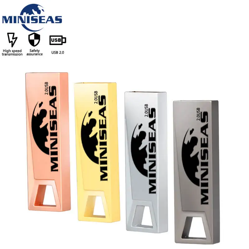  Miniseas Sct09 Usb Flash Drive 4GB 8GB Max Power metal Pendrive 16GB 32GB 64GB Memory USB Stick Pen