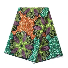 Высокое качество африканская печатная настоящая восковая ткань для вечерние платья 6 ярдов из Анкары и Нигерии настоящая голландская восковая ткань швейная ткань батик