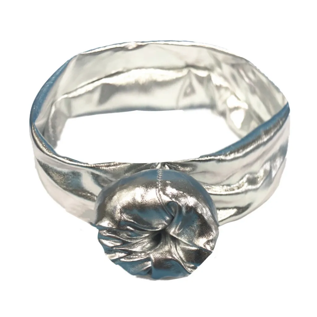 Fashion Newborn Toddler Kids Baby bronzing ball elastic hair accessories Baby Unisex girls boys Cotton Headband