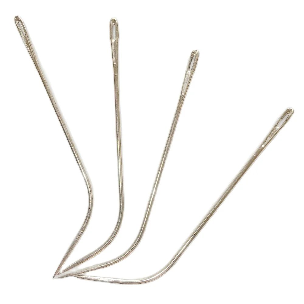Long J TYPE Curved Needles Hair Weaving Thread Sewing Needles 25 pcs hair extensions tool lace wig needles