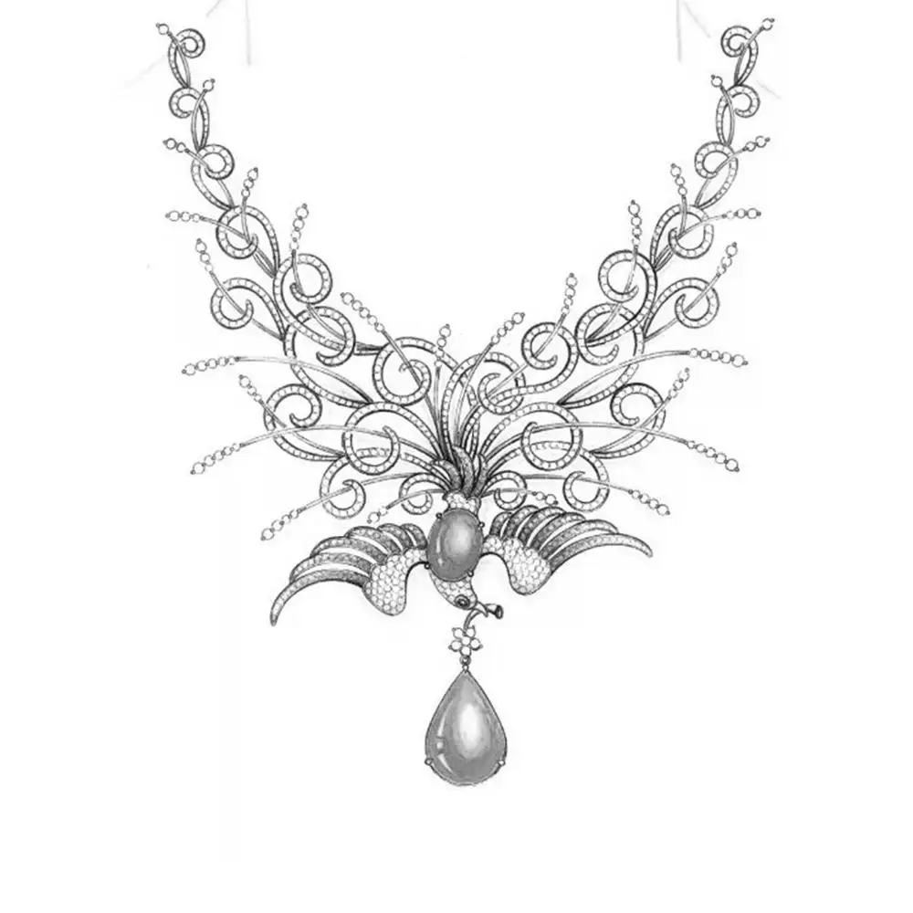 Szjinao-joyería personalizada para mujer, joyería femenina de plata 925, oro de 14K, Platinum Sketch, accesorios de marca de piedras preciosas DIY, fábrica