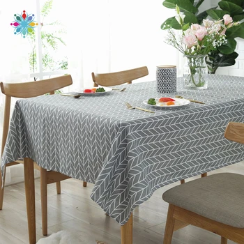 

Waterproof Tablecloth Table Cover Flax Covered Cloth Linen Tablecloth Oil-Proof Wedding Dining Table Cover Tea Table Cloth TLS