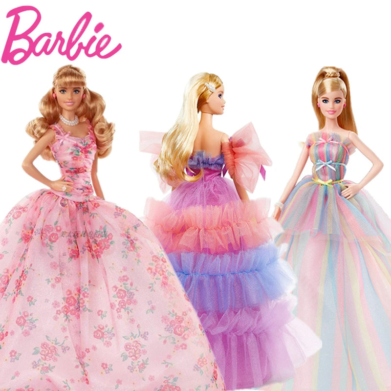 Poupees Barbie Originales Nouvelle Edition De Collection Cadeau D Anniversaire Pour Filles Aliexpress