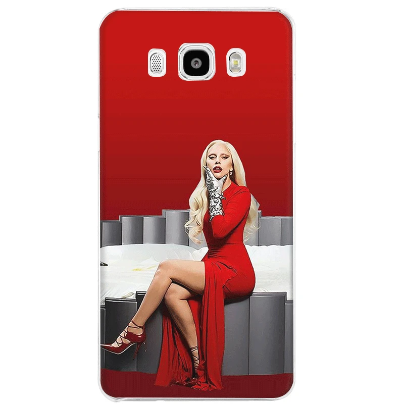 Чехол для мобильного телефона samsung J1 J2 J3 J5 J6 J7 Prime, Жесткий Чехол для леди Gaga Shell