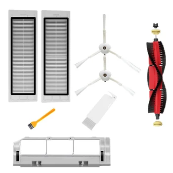 

1Pcs Main Brush Cover + 1Pcs Main Brush + 2Pcs Side Brushes + 2Pcs Filters + 1Pcs White Brush + 1Pcs Yellow Brush for Xiaomi 1/1
