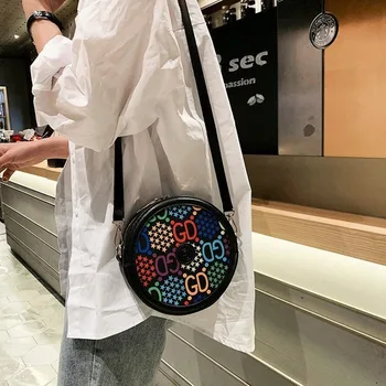 

2020 New Fashion Magic Jumping Candy Disc Messenger Bag Women's Bag