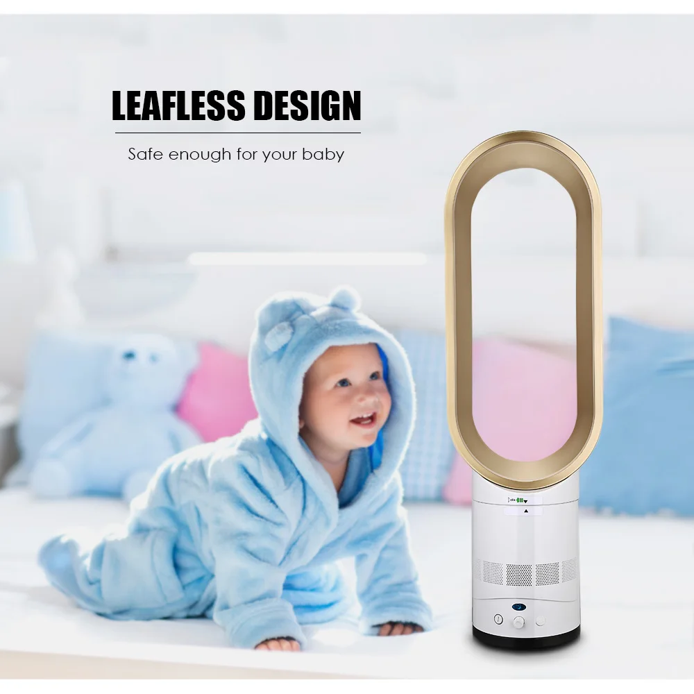 

16 Inche cooling fan Leafless electric fan home desktop bladeless air purification remote contro fan low noise powerful shaking