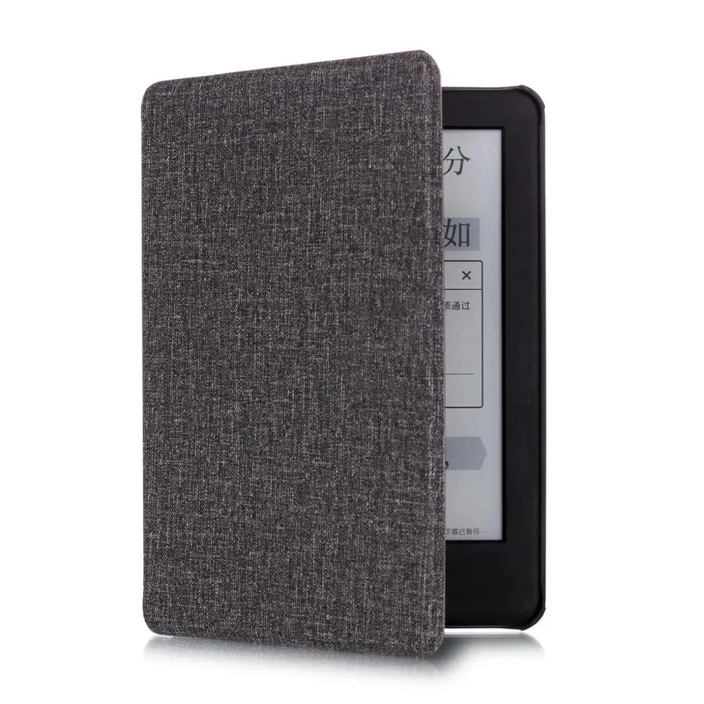 Case For Kindle Paperwhite Thinnest&Lightest Water-Safe Fabric Cover Magnetic attachment ensures cover is securely closed - Цвет: Коричневый