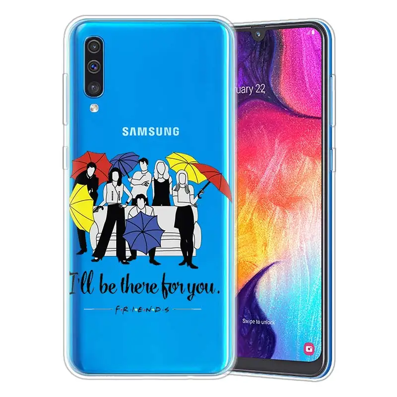 Друзей вместе популярный чехол для samsung Galaxy A50 A20 e A70 A80 A60 A40 A30 A10 s A9 A7 A8 A6 плюс силиконовый мешок чехол для телефона