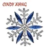 CINDY XIANG 2 Styles Avaibale Rhinestone Snowflake Brooch Autum Winter Design Fashion Party Brooches High Quality Accessories ► Photo 1/6