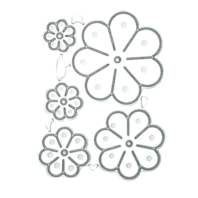Flower Metal Cutting Dies Stencils Diy Personality 1pc Flower Metal