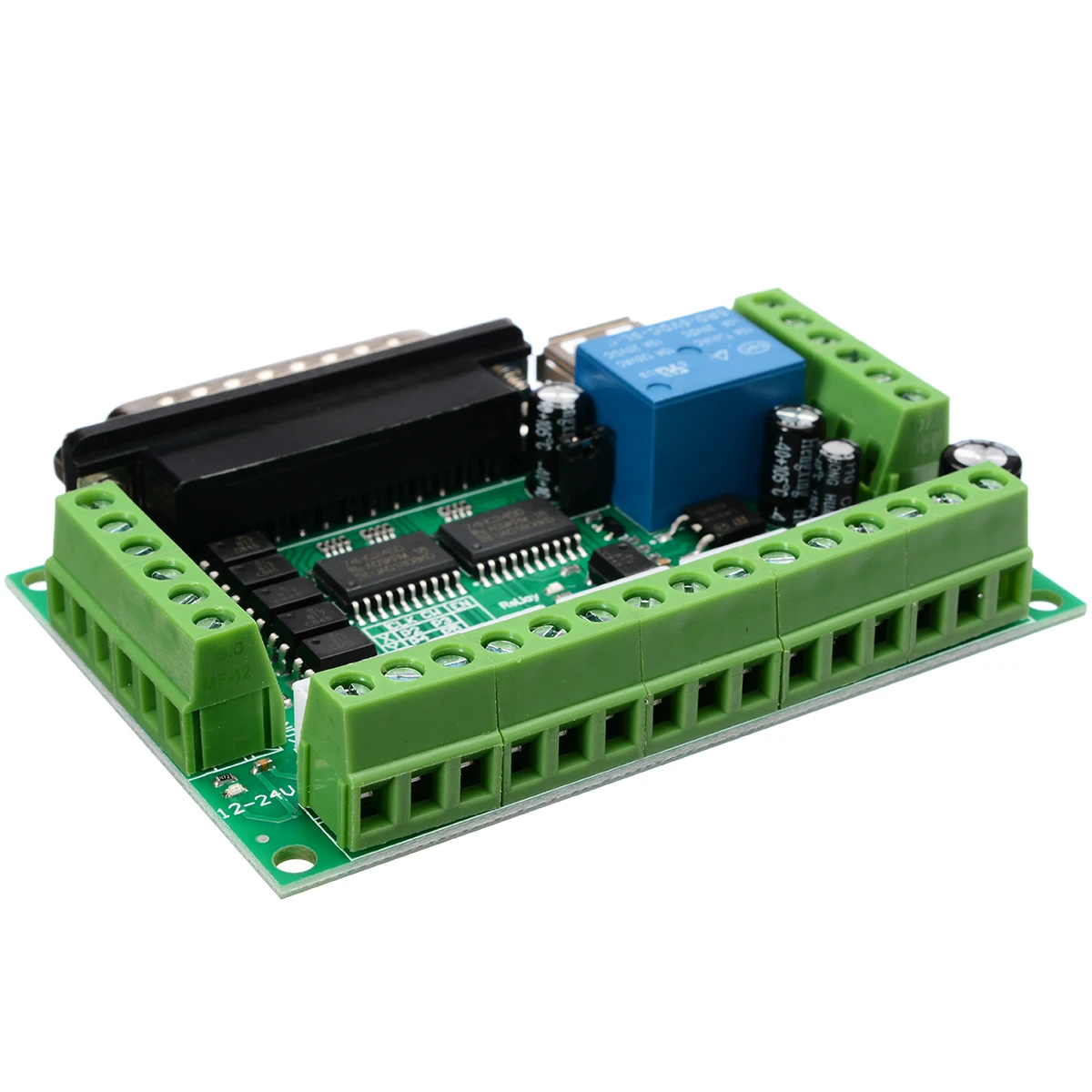 New 5 Axis CNC Breakout Board For Stepper Driver Controller MACH3 CNC Router Board Parallel Port Control Without USB Cable