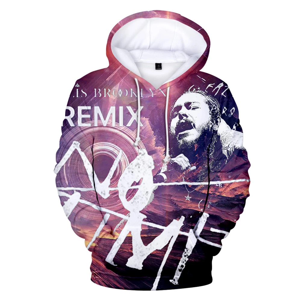 Singer post malone 3D толстовки для мужчин и женщин Новое поступление модный принт Harajuku Хип Хоп длинный рукав осень теплый пуловер толстовки
