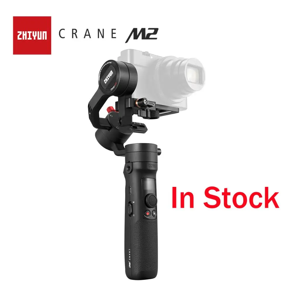 

ZHIYUN Official Crane M2 Gimbals for Smartphones Mirrorless Action Compact Cameras New Arrival 500g Handheld Stabilizer In Stock