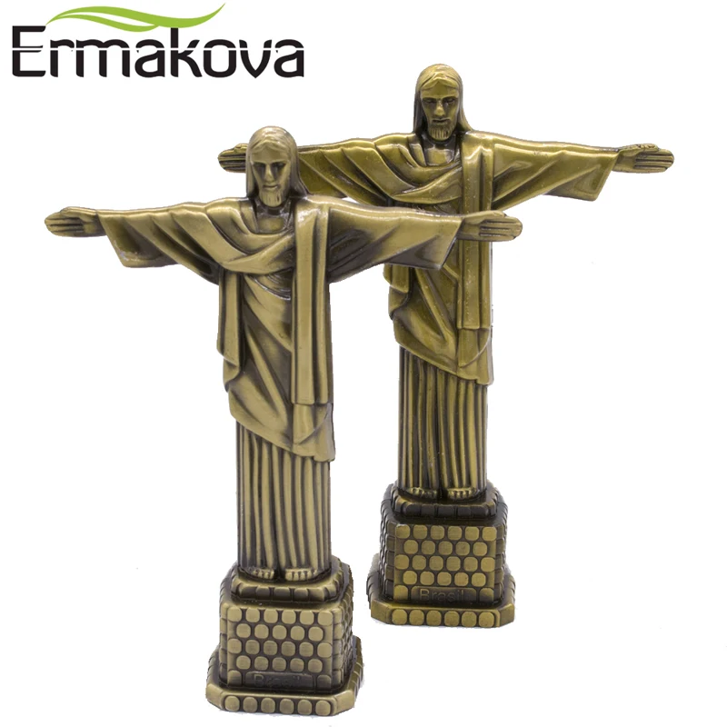 Металлическая бразильская Статуэтка ERMAKOVA редуктор Иисуса статуэтка Христа