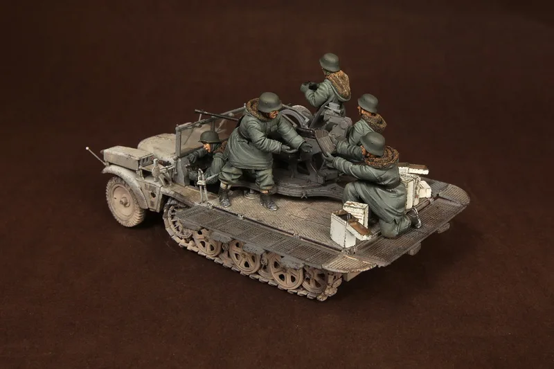 1/35 солдаты 5 фигурок (без транспортного средства) набор для строительства из