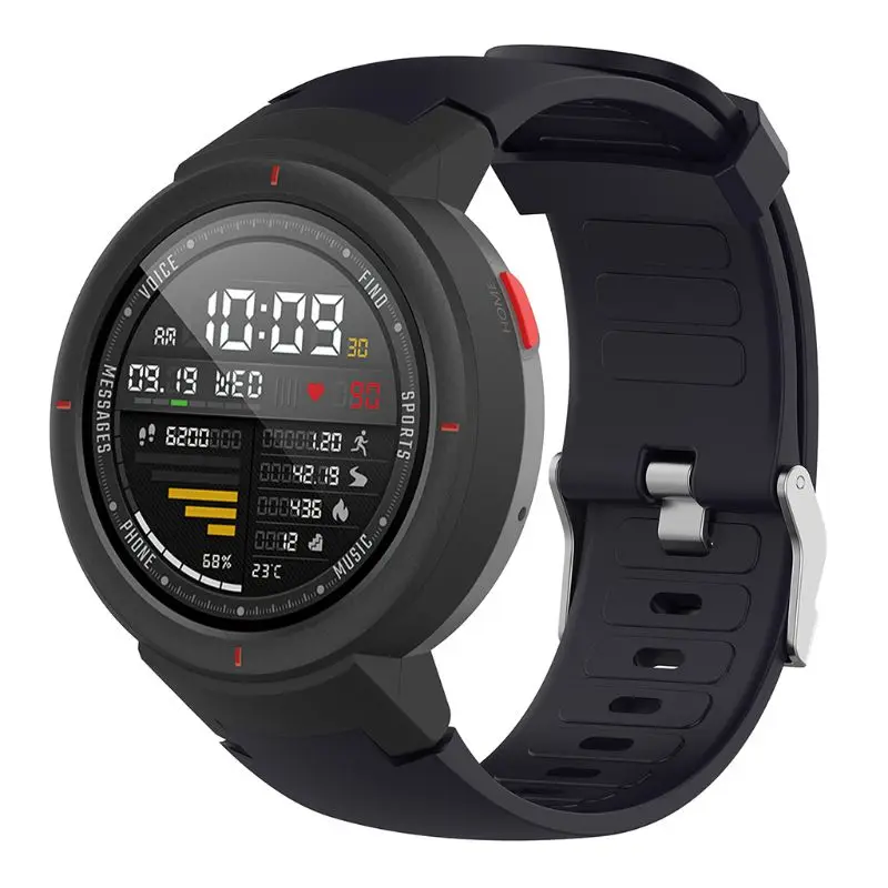 Силиконовый браслет для Amazfit Verge Lite ремешок мягкие часы ремешок браслет для Huami Amazfit 3 Verge Смарт часы