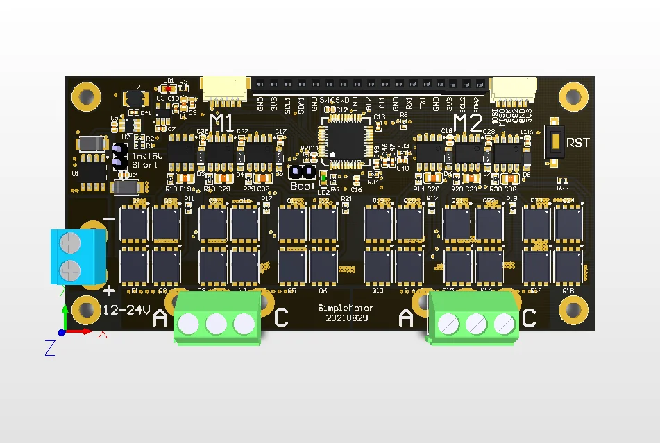 

Драйвер двигателя Simplemotor Simplefoc STM32 с открытым исходным кодом