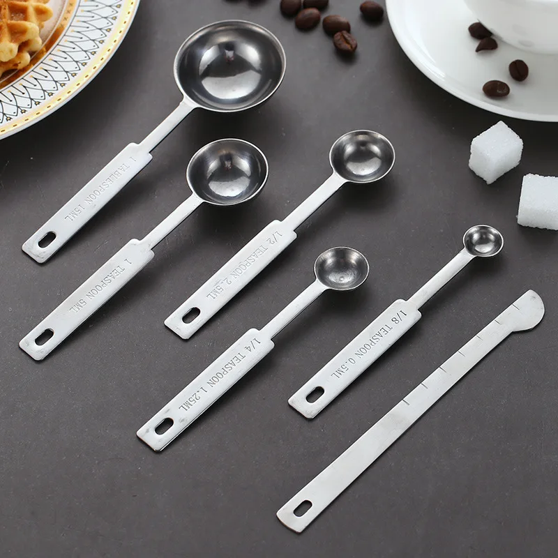Stainless Steel Measuring Spoons Set, Stackable Tablespoons