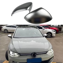 Couvercle de rétroviseur de haute qualité, protecteur de rétroviseur, Chrome mat, adapté à la VW golf MK8 VIII 8 2021 – 2020 