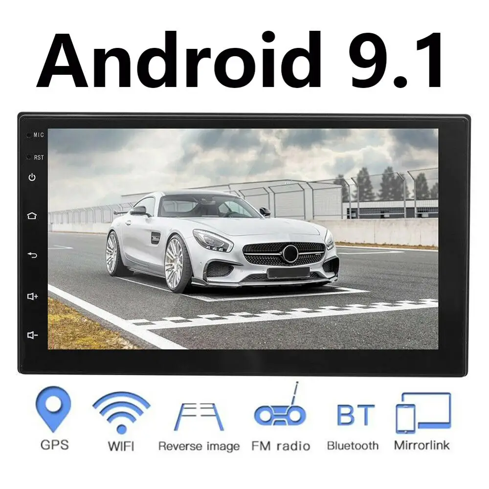 Автомагнитола 2DIN на Android 9 1 мультимедийный плеер Авторадио с сенсорным экраном GPS