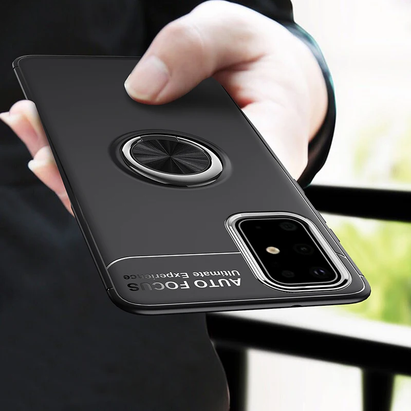 Чехол-накладка с кольцом-держателем для Samsung Galaxy S20 Ultra | Мобильные телефоны и