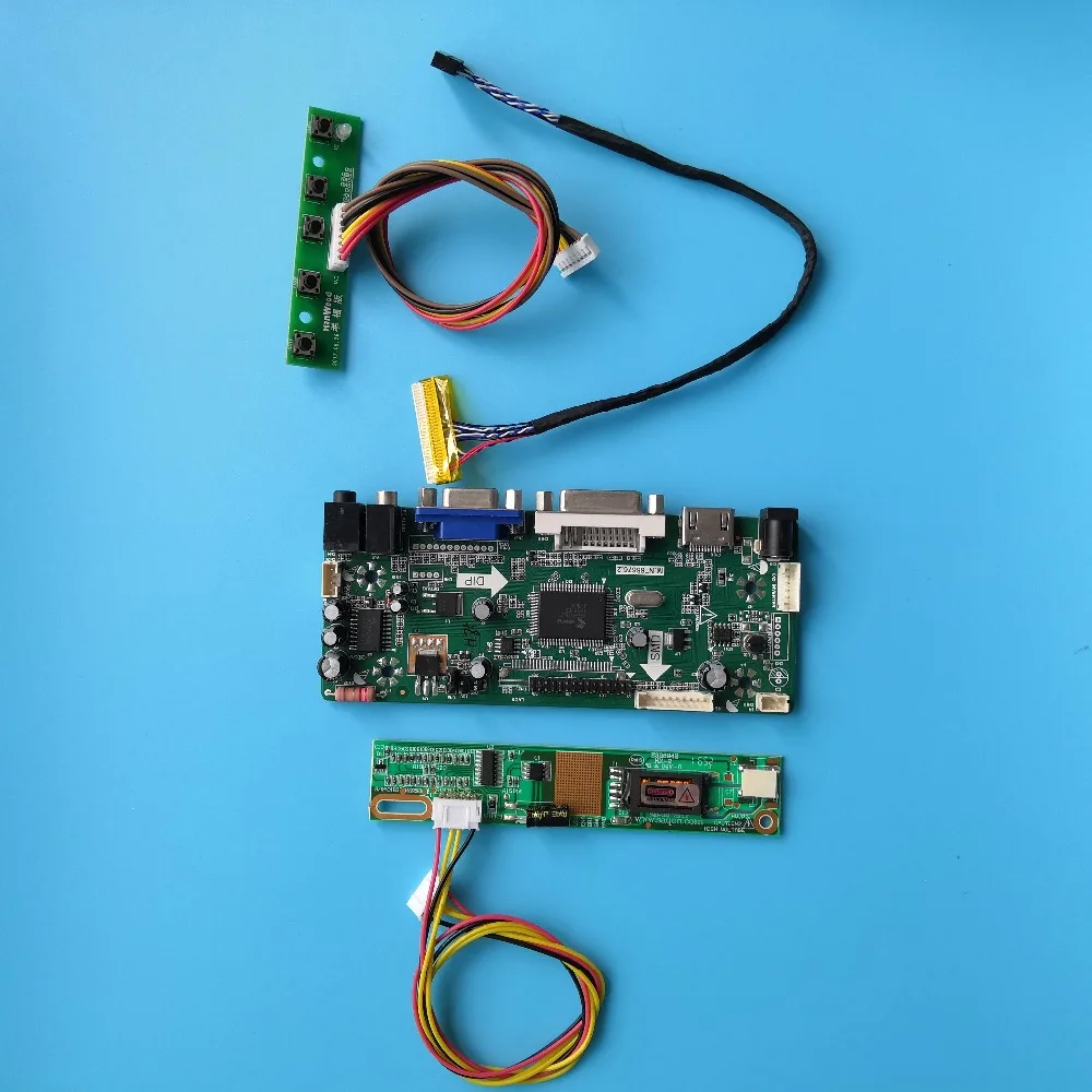 Controlador placa kit para ltn141at07 ltn141at13 14.1