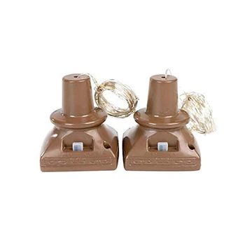 

2 Pack Solar Powered Wine Bottle Lights 20 LED Waterproof Copper Cork Shaped Lights for DIY Wedding Christmas Party Holiday