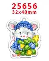 25656 30 шт мультяшный персонаж плоское украшение из смолы PR 25573 - Цвет: 25656