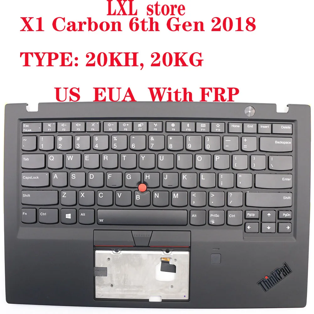 X1 углерода 6th Gen клавиатуры для 2018Thinkpad ноутбук 20KH, для детей до 20 кг по самой низкой цене, нам EUA клавиатура ободок C крышка FRU 01YU654 01YR645 01YR609 01YU653