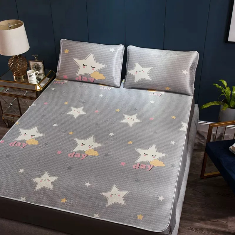 JUSTCHIC 23 °! 180x200 см летнюю подстилку коврик из вискозного волокна охлаждения