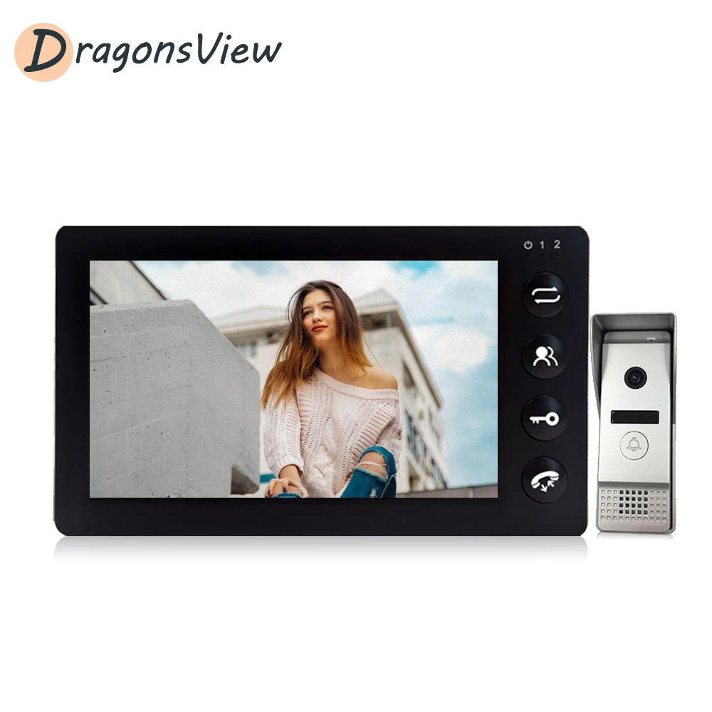 Dragonsview Video Phone Intercom AHD 1080P Doorbell System Kit Wired 7’ Dragonsview Video Phone Intercom AHD 1080P Doorbell System Kit Wired 7’