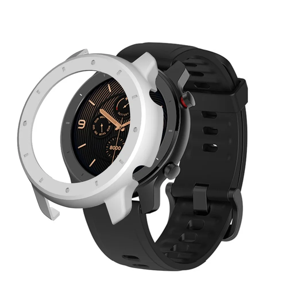 Замена PC чехол для часов оболочка Рамка протектор для Huami AMAZFIT GTR 42 мм SmartWatch - Цвет: 6