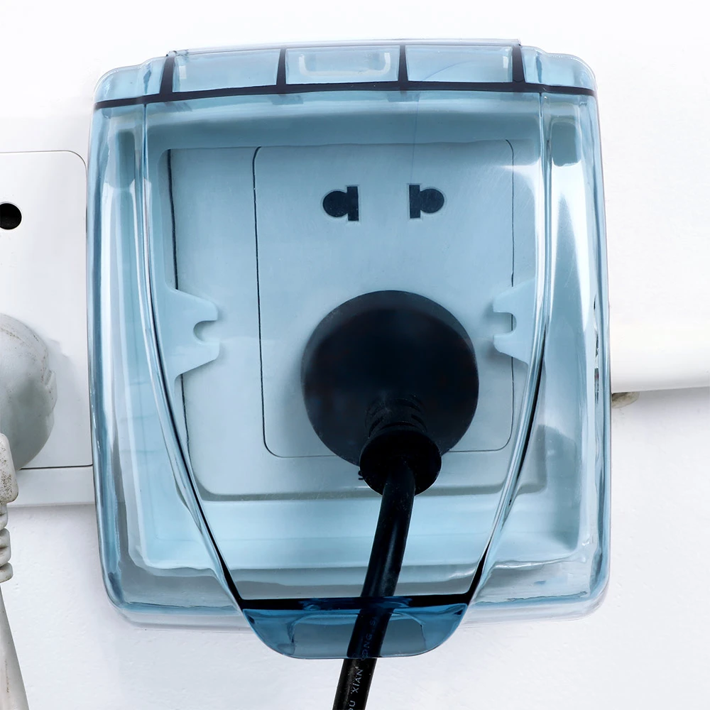 Plastic Waterproof 86 Type Wall Socket Plate Panel Switch Box Cover Protector Plastic Waterproof 86 Type Wall Socket Plate Panel Switch Box Cover Protector