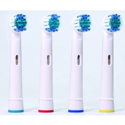 Premium Replacement Brush Heads for Electric Toothbrushes (4pcs - A)
